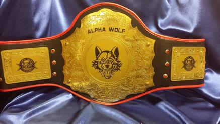 Chicago Wolves championship title belt