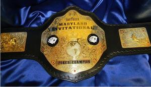 poker texas hold'em championship title belt world award