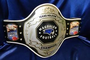 texas hold'em cards world championship title belt tournament