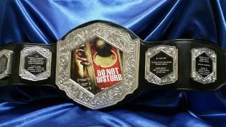 horror film custom championship boxing belt