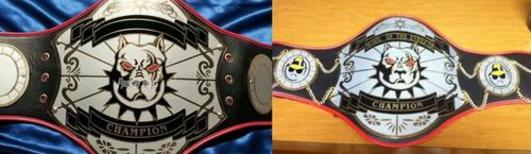 before/after king of street championship belt
