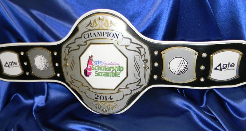 tyrant customized championship golf belt