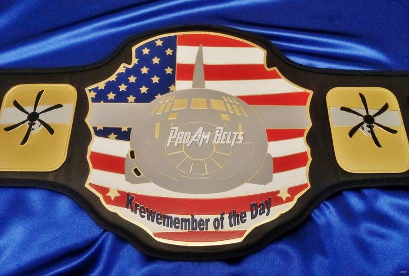 world championship airplane military army title belt award trophy
