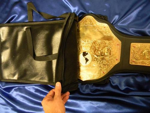 title belt carrying case wrestling boxing protective box