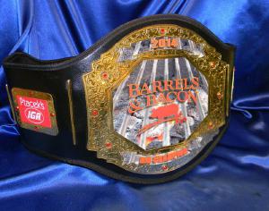 bbq barbecue eating custom championship pig roast belt 