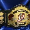 custom championship belt with custom wording for this replica championship fantasy football belt 