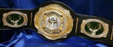 deer hunting buck shot award title championship belt