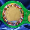 green leathers strap custom championship belt boxing title sports award trophy