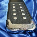 embossed strap and custom ProAmBelts end metal tip for this beautiful and most popular replica custom championship title belt 