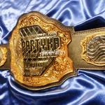 spartyka nation fully custom championship title belt layered heavy premier gold and chrome title belts mma 