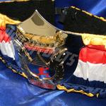 muy thai siam promotions custom championship title belt ProAmBelts layered gold and chrome belt