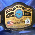 Custom championship armed forces, navy, military, special ops, air force, civil title belt by ProAmBelts