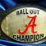 This is 01 of the greatest championship belts we made. We were hired by the Alabama university football team to help motivate the team with this amazing heavyweight stack custom championship football belt specifically design for their focus on winning the NATIONAL CHAMPIONSHIP again! 