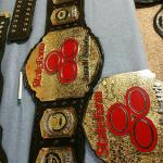 word in progress snapchat for an owner of statefarm office 
now this belt we made a 2nd centerplate as a big of appreciate that can be hung on the wall or put on a stand of a desk because this bad boy belt will take up the entire desk for this championship custom statefarm belt