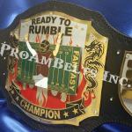 ready to rumble title belt fantasy football custom championship stacks of metal plates with a 3d look trophy belt