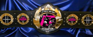 zeus female pink purple championship title belt mma award trophy