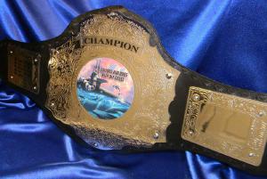 custom sailor and armed forces military championship title belt award