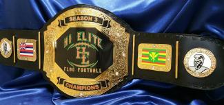 flag football award trophy championship custom title belt