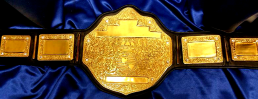 gold custom championship belt