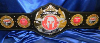 sparta race championship title belt marathon race title betl